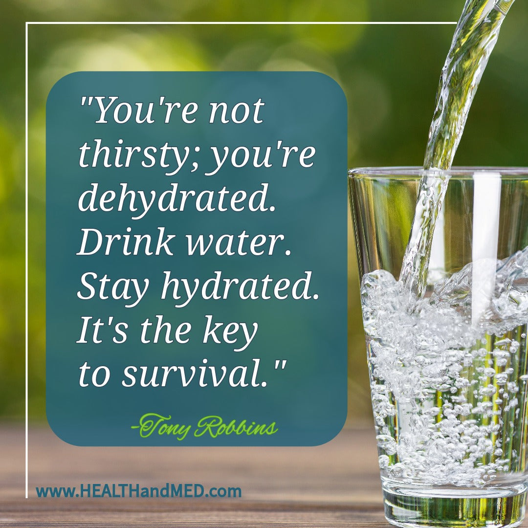 Hydration for staying hydrated during detoxification