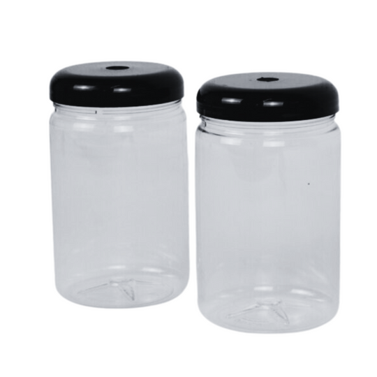 2 Soaking and Cleaning Jars next to each other for IonizeMe Maxx