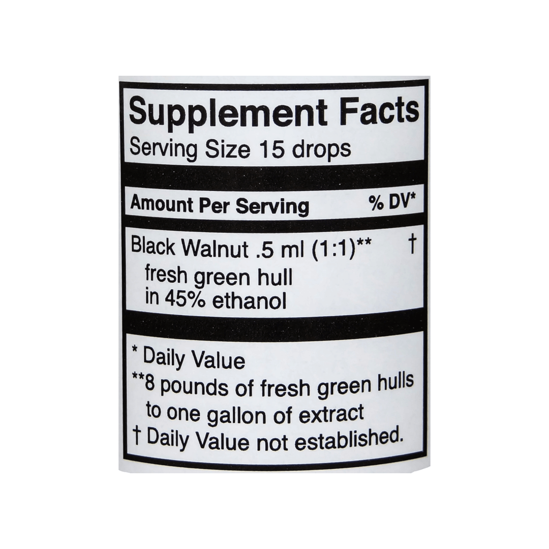 Black Walnut Supplement Facts