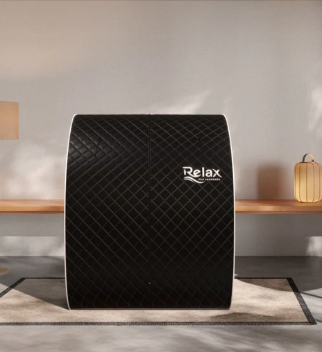 Relax Portable Far Infrared Black Pro Sauna (Low EMF)