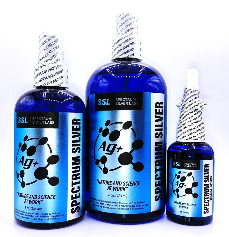 SSL Spectrum Silver AG+ Ionic Silver Nano Particle Solution - 45 PPM