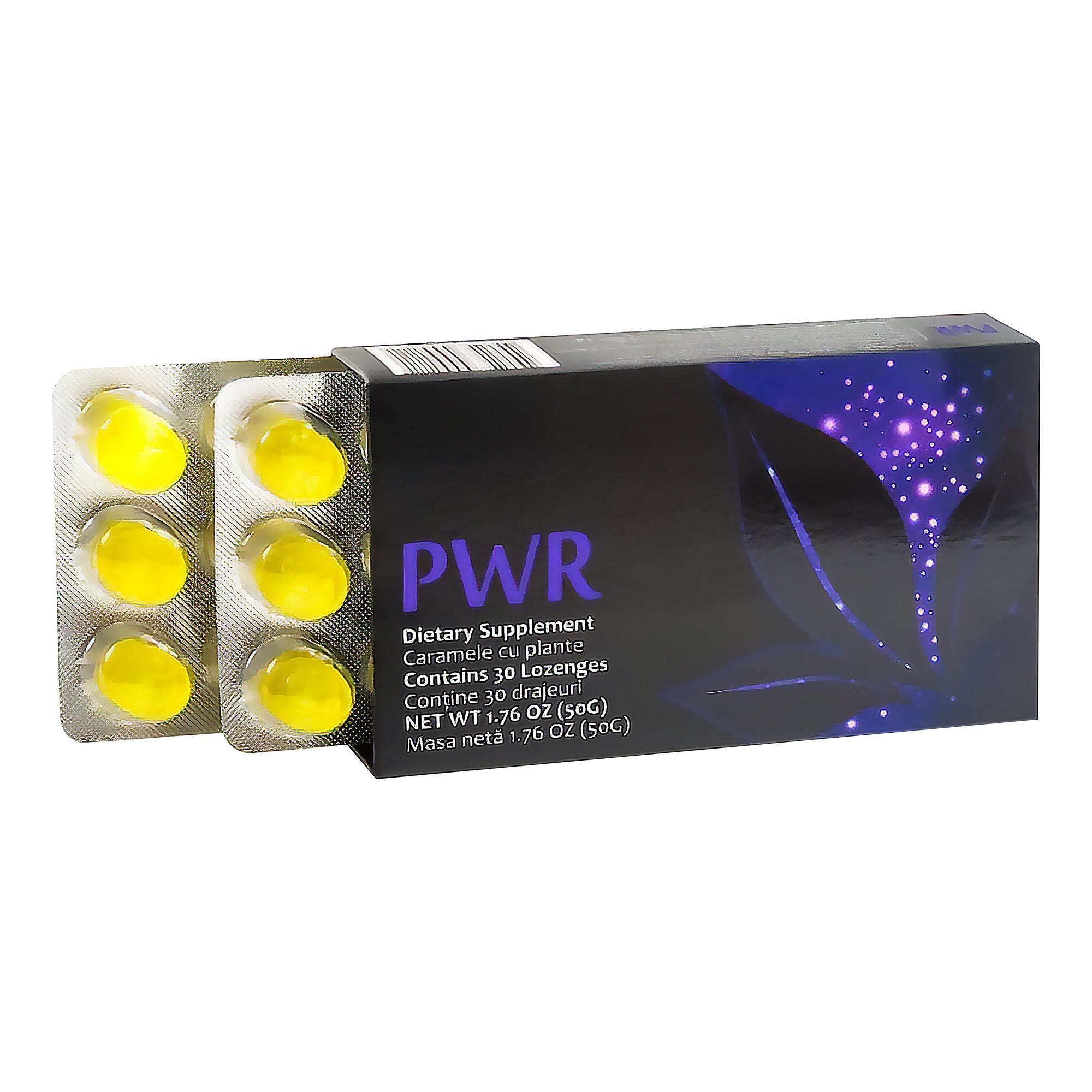 PWR LEMON Plant DNA Lozenge Drops for MEN by APLGO
