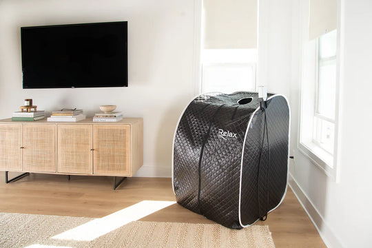 Relax Portable Far Infrared Black Pro Sauna (Low EMF)
