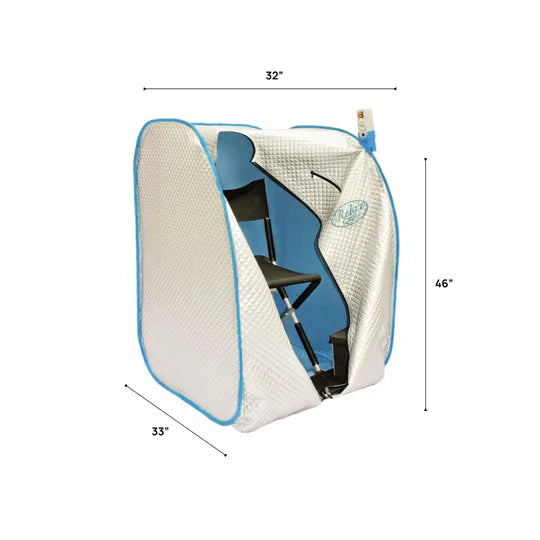 Relax Portable Far Infrared Silver Elite Sauna (Low EMF)