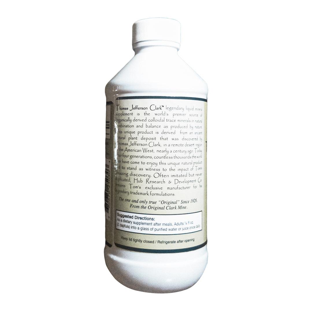 Thomas Jefferson Clark liquid minerals description