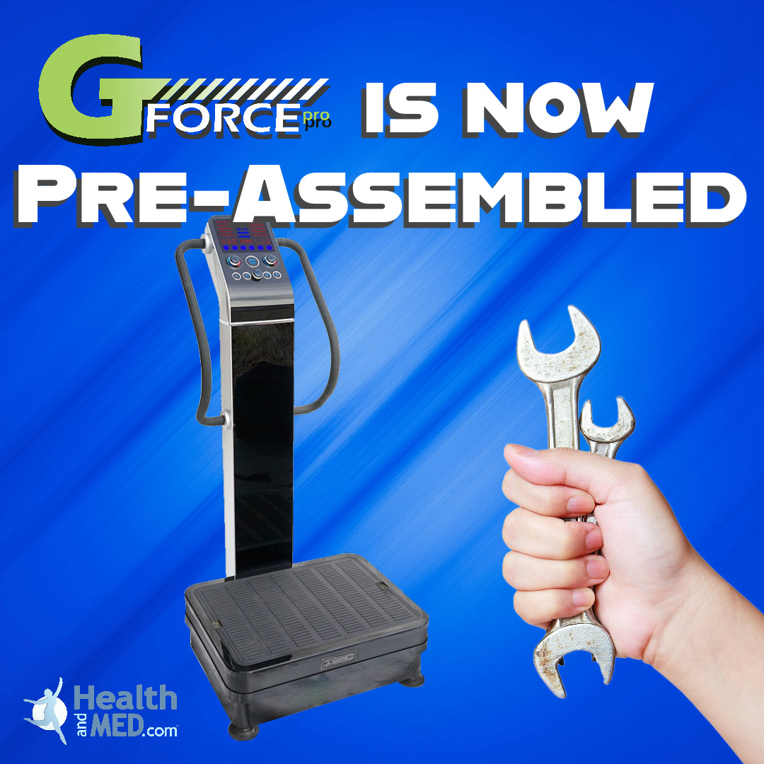 GForce Pro Whole Body Vibrations Machines are now Pre-Assembled!