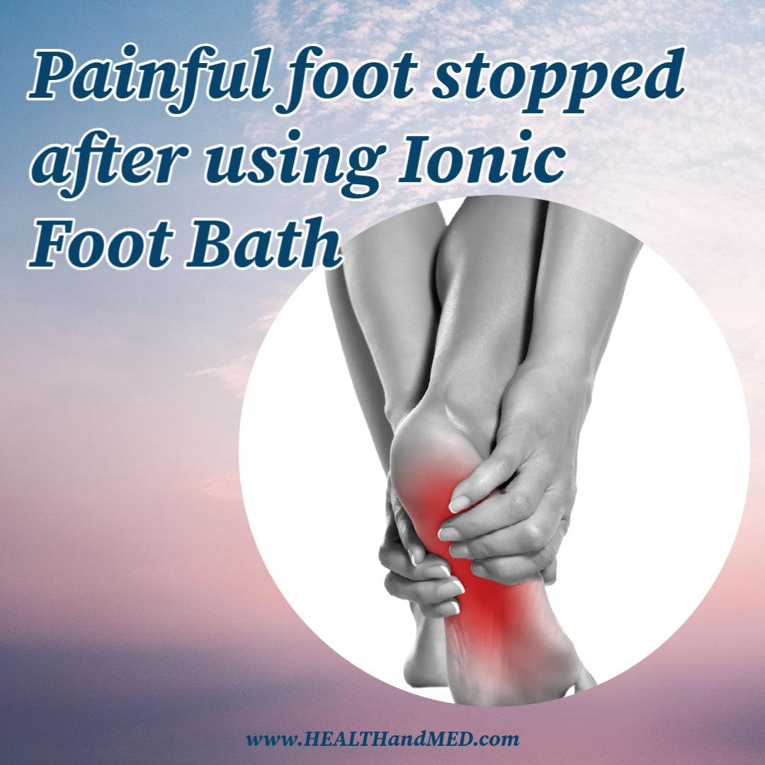 Ionic Foot Bath Detox, Helped Foot and Leg Pain
