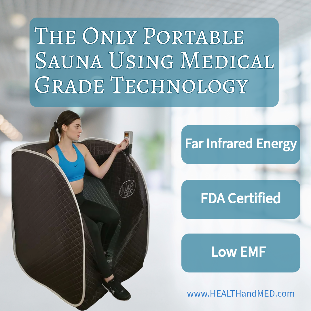Relax Far Infrared Sauna with FIR Energy FDA Certified and Low EMF