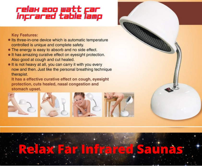 Relax Far Infrared Table Lamp 200watts