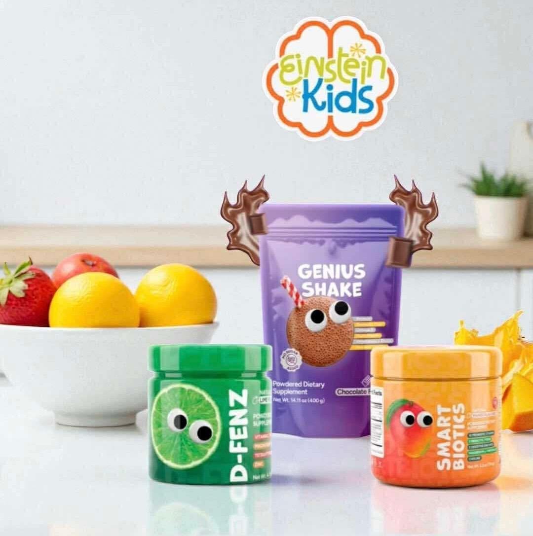 The eintein Kids Collextion: D-Fenz, Genius Shake & Smart Biotics