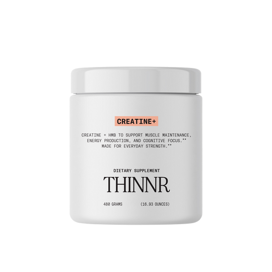Thinnr Creatine + HMB – Lean Muscle, Strength, Energy & Recovery Support - 480 g