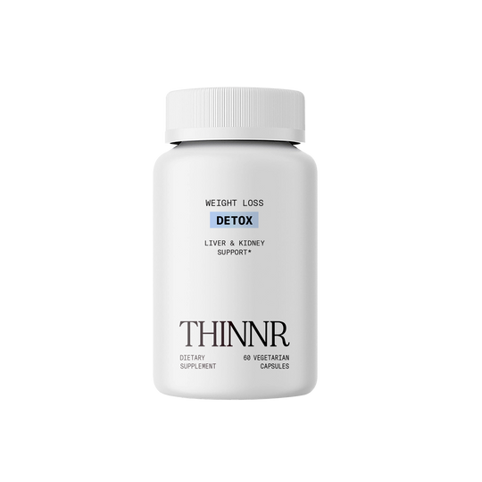 THINNR Weight Loss DETOX Liver & Kidney Support. 60 Vegetarian Capsules Dietary Supplement