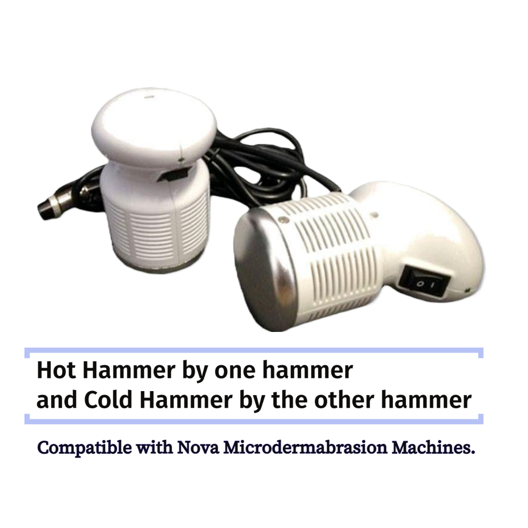 Hot Hammer and Cold Hammer Compatible with Nova Microdermabrasion Machines