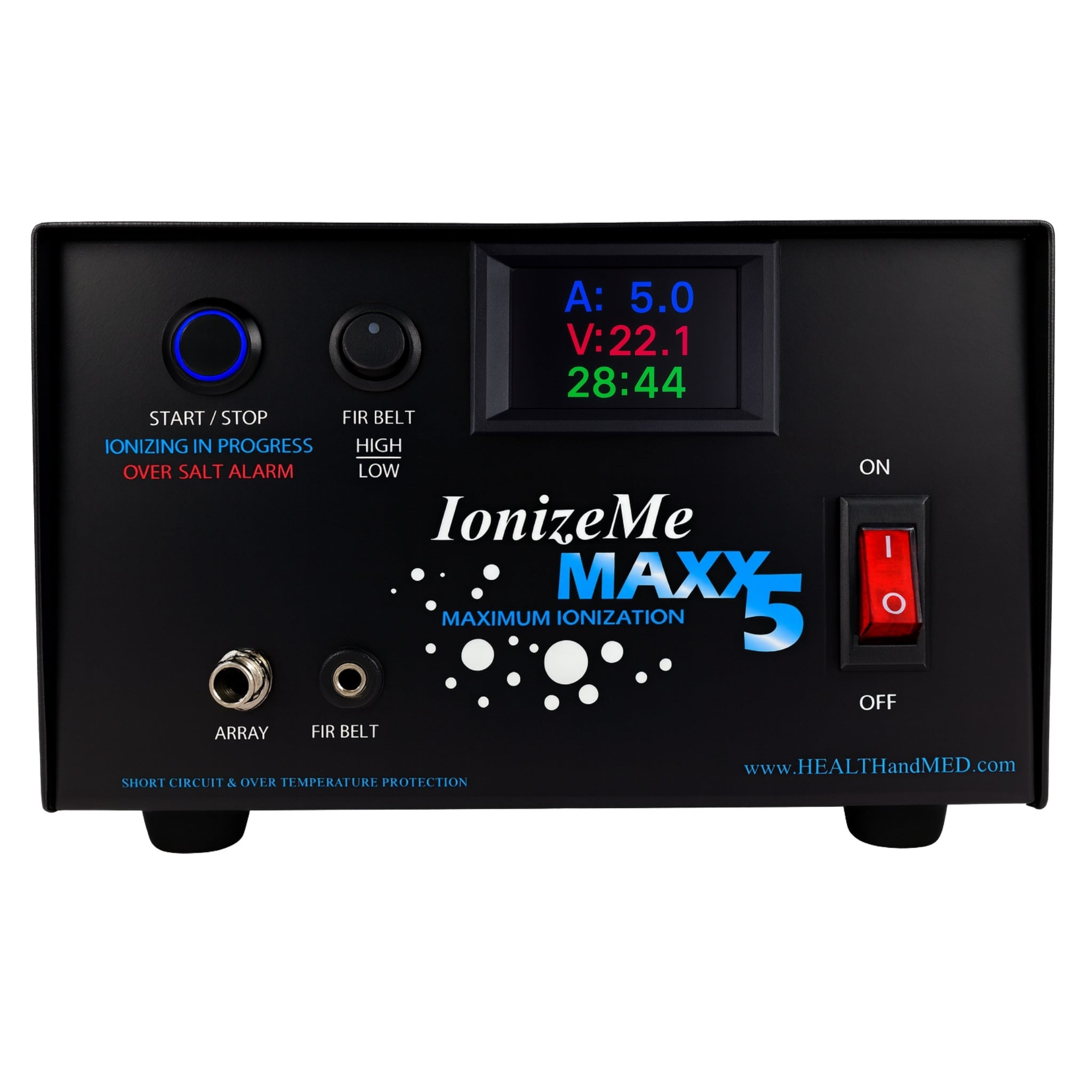 IonizeMe Maxx 5 Ionic Detox Foot Bath System front