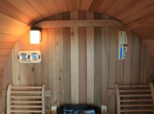 Nordic Pine outdoor barrel sauna