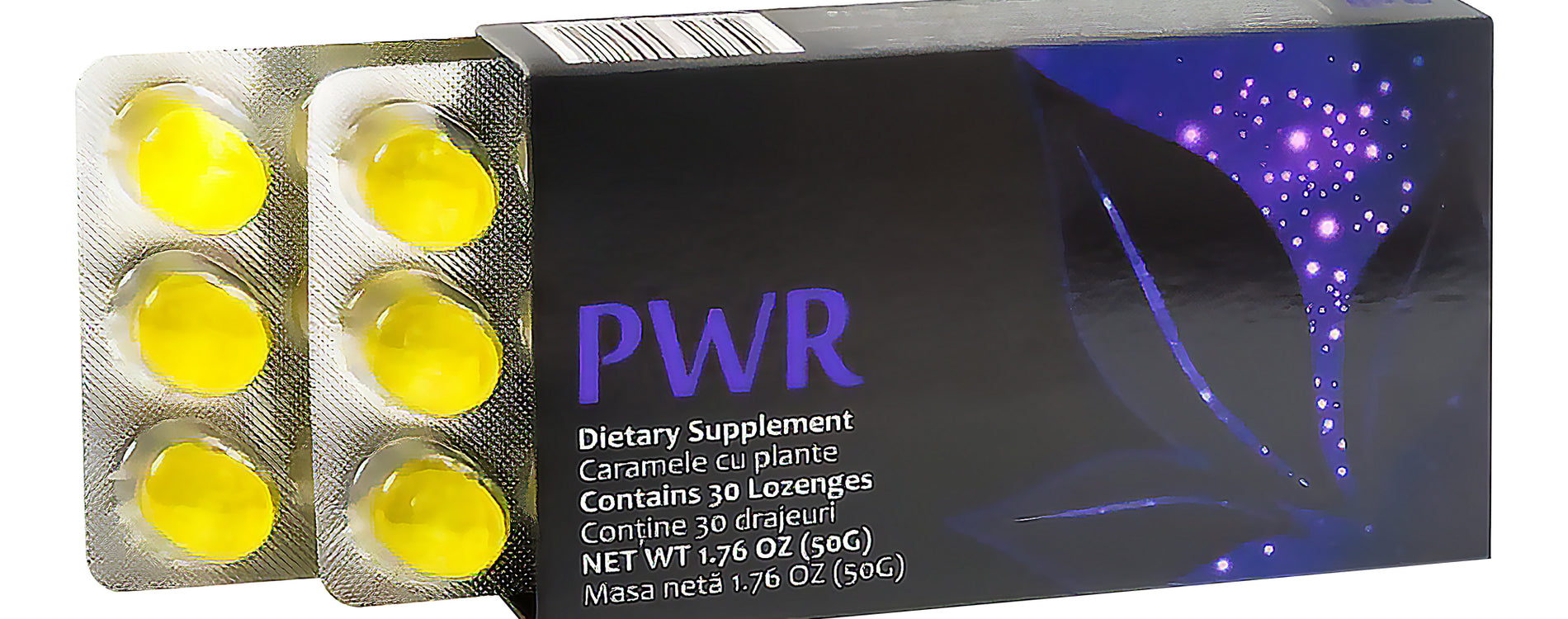 PWR LEMON Plant DNA Lozenge Drops for MEN by APLGO