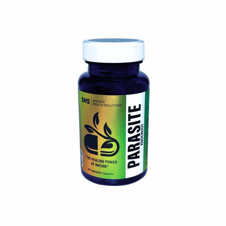 Specific Health Solutions Parasite Knockout 60 Vegetable Capsules " The Healing Power of Nature"