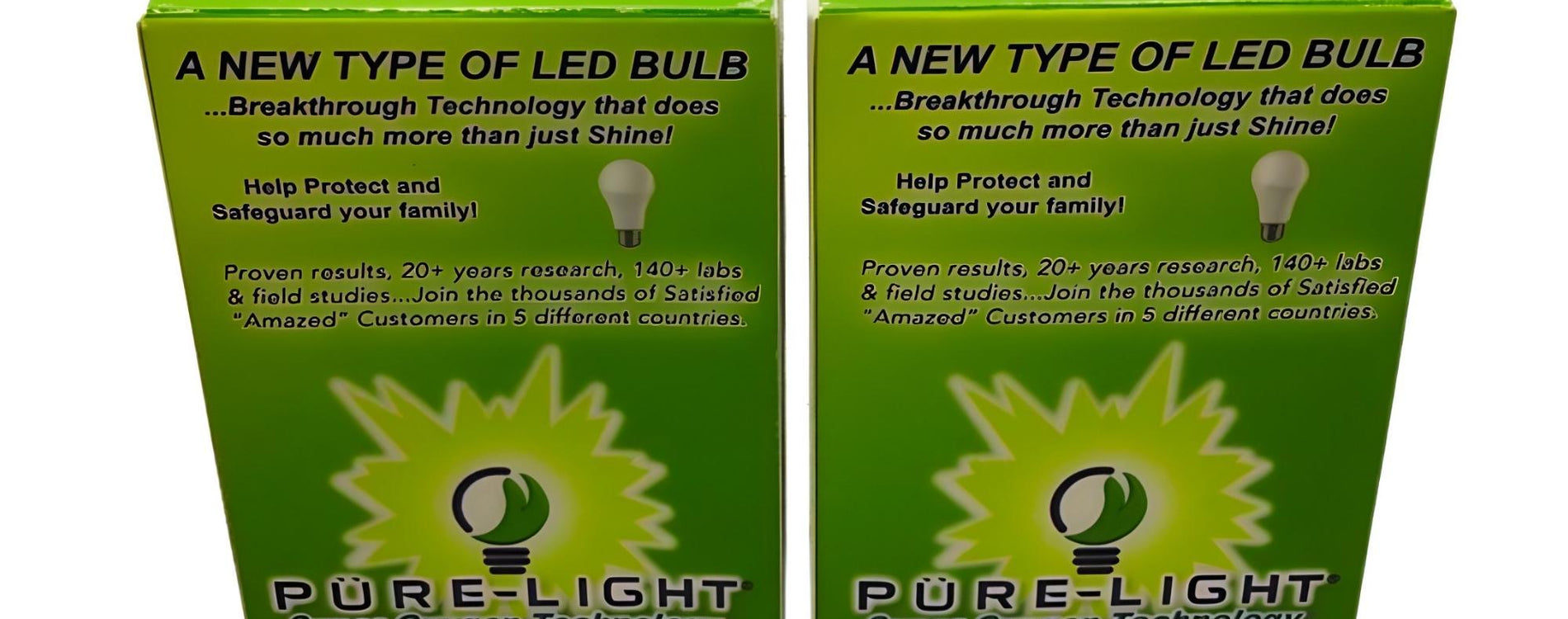 Pure-Light Anti-Bacterial & Anti-Pollutant LED Light Bulbs (Dimmable)