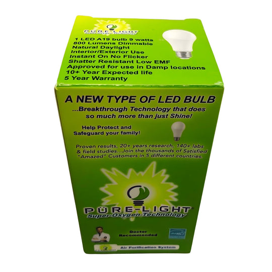 Pure-Light Anti-Bacterial & Anti-Pollutant LED Light Bulbs (Dimmable)