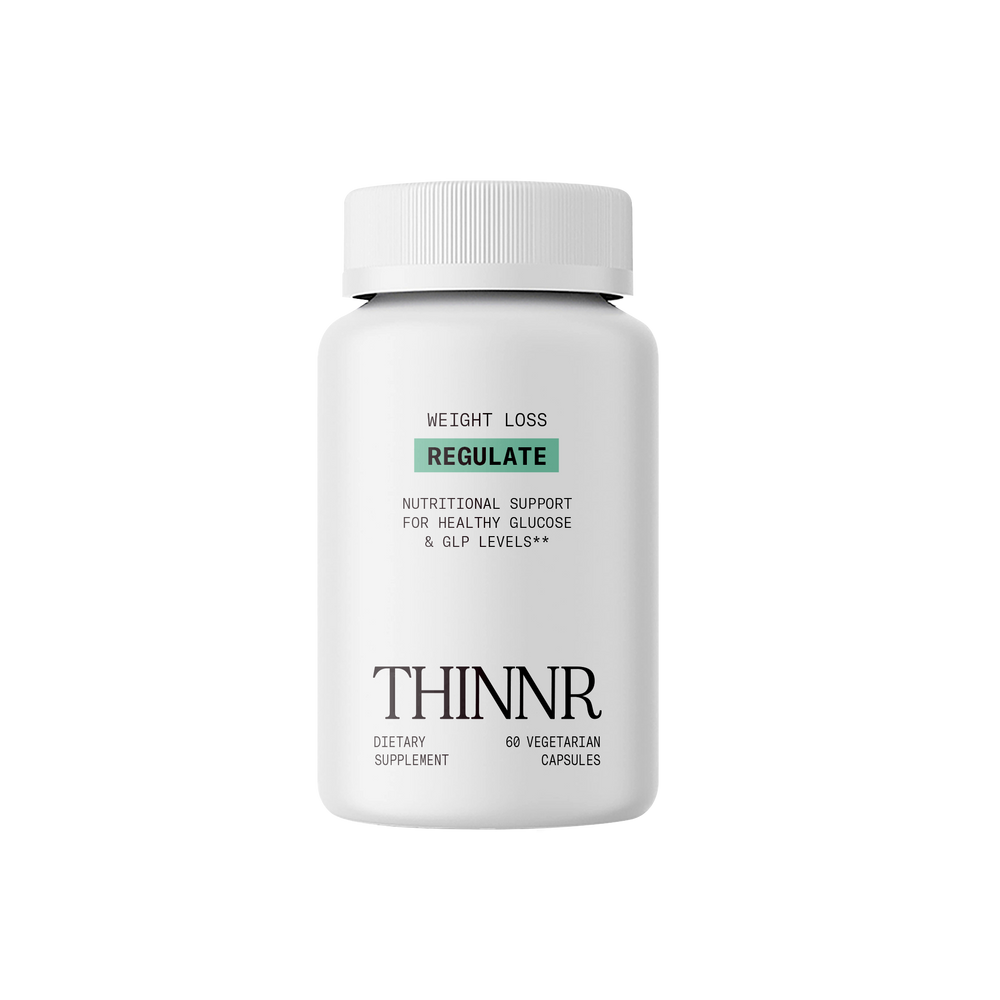 THINNR Weight Loss Regulate Nutritional Support For Healthy Glucose & GLP Levels. 60 Vegetarian Capsules Dietary Supplement