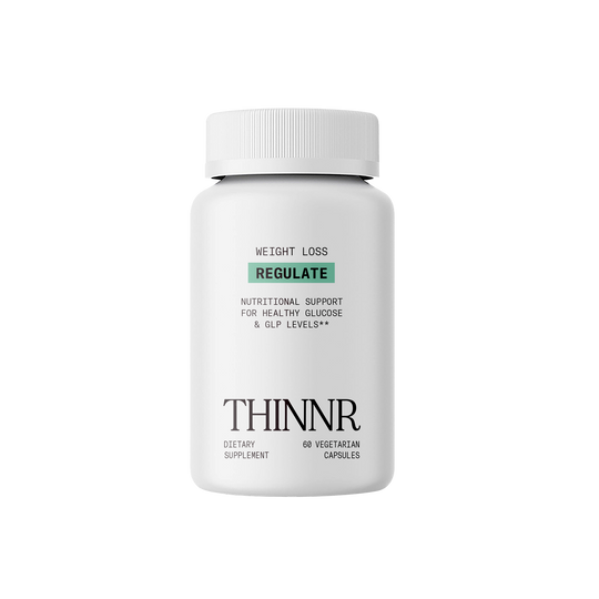 THINNR Weight Loss Regulate Nutritional Support For Healthy Glucose & GLP Levels. 60 Vegetarian Capsules Dietary Supplement