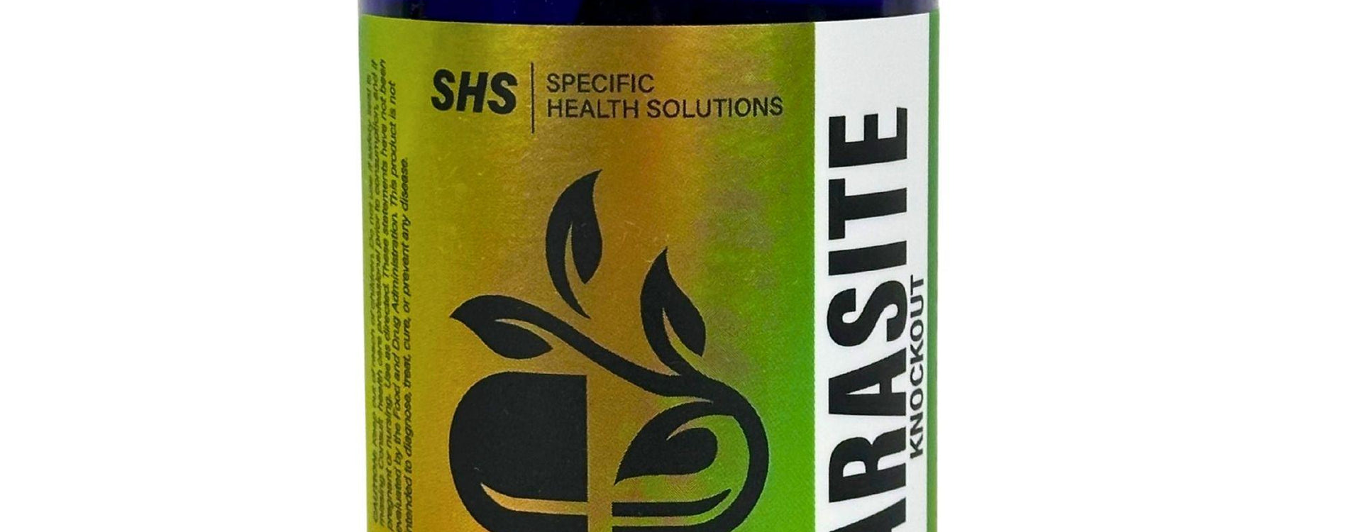SHS Specific Health Solutions "The Healing Power of Nature" Parasite Knockout 60 Vegetable Capsules