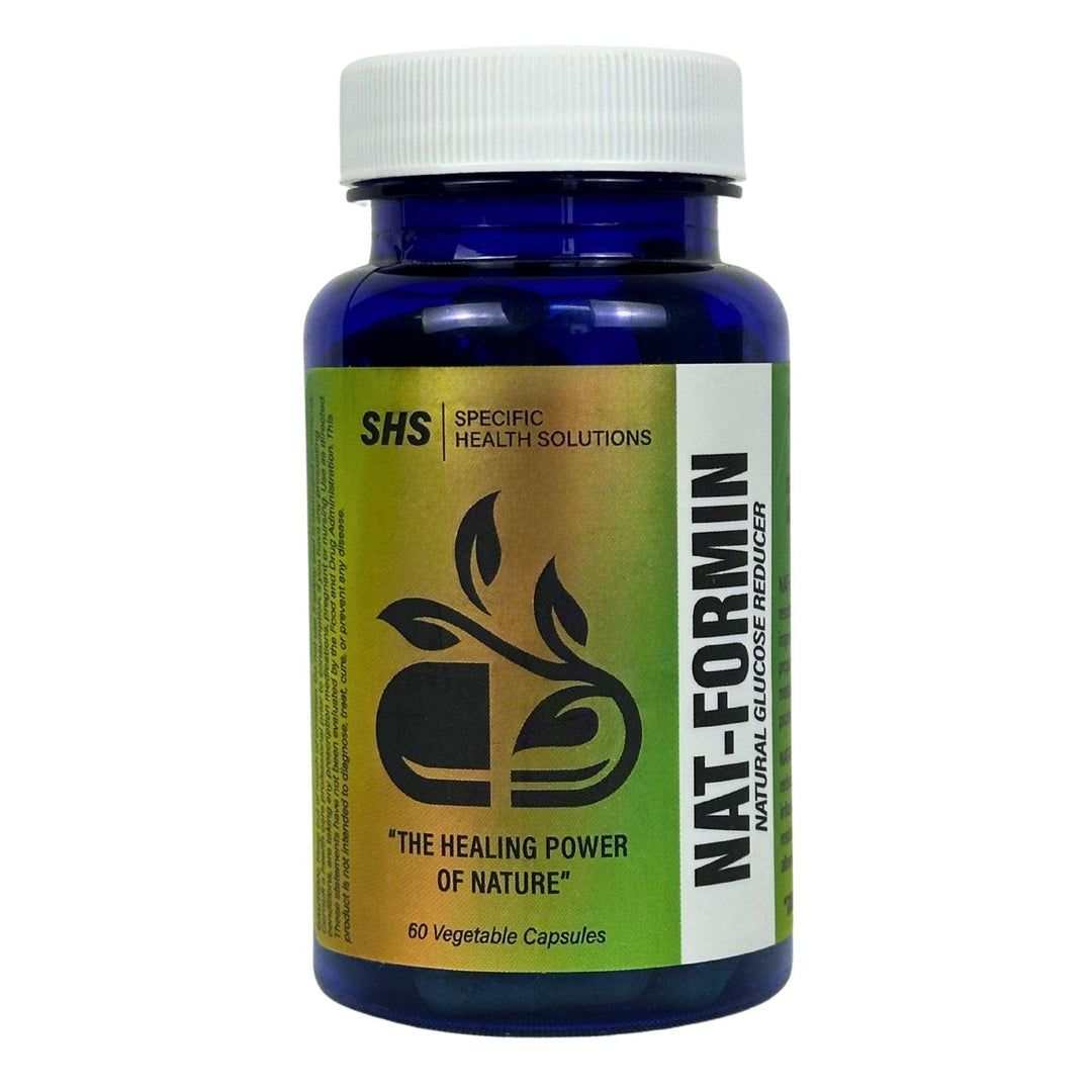 SHS Specific Health Solutions Nat-Formin Natural Glucose Reducer " The healing power of Nature" 60 vegetable capsules