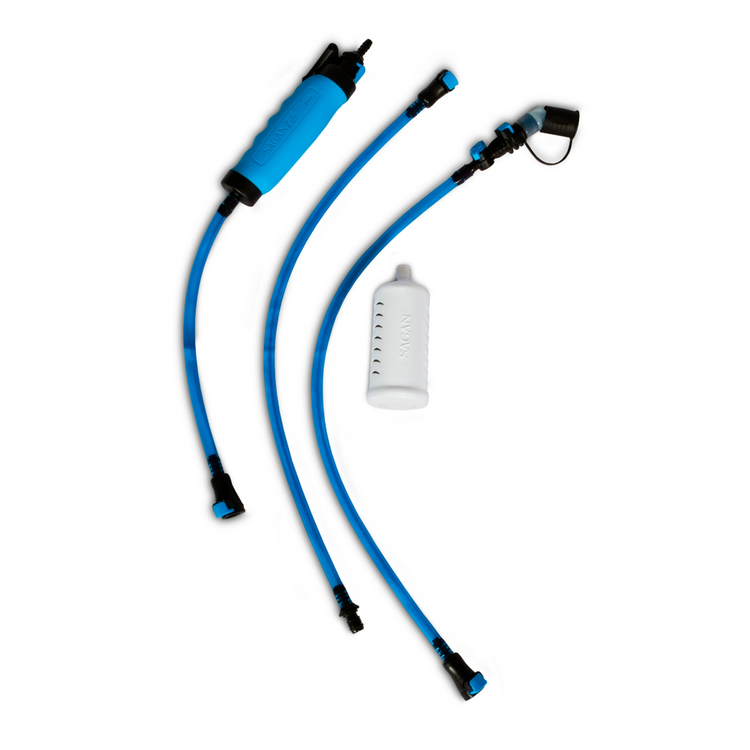 Sagan Life XStream Water Straw Filter with handpump and Journey Water Filter