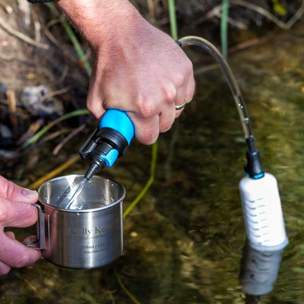 Sagan XStream Personal Water Filtration Straw with Hand Pump
