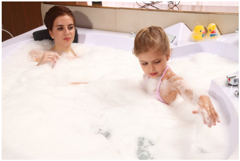 Hydrotherapy Indoor Jacuzzi Whirlpool Massage Bathtub | Indoor Jetted Hot Tub 2-Person