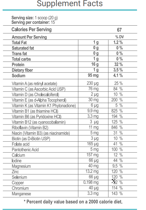 VitalHealth VITALPRO | Premium Protein & Superfood Nutrition Formula - 300g