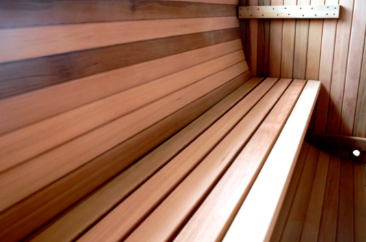 Canadian Pine Wood 8-Foot Outdoor Barrel Sauna | 6–8 Person Wet & Dry Spa with Wood-Burning Heater