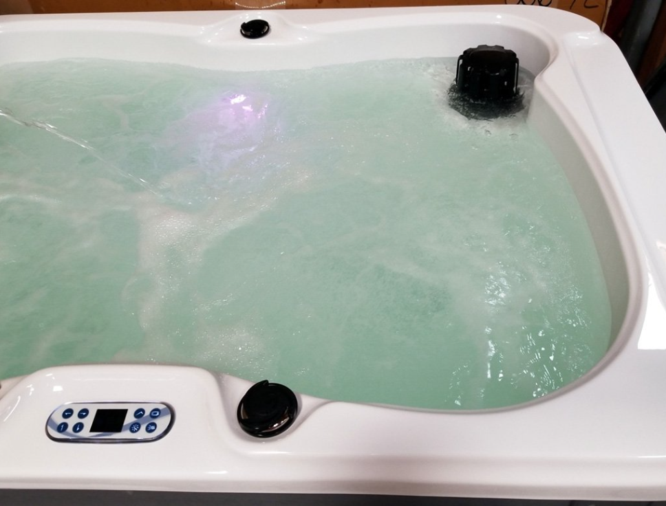 Hydrotherapy Double Recliner Hot Tub Spa with Insulated Hard Top Cover - 2 Person
