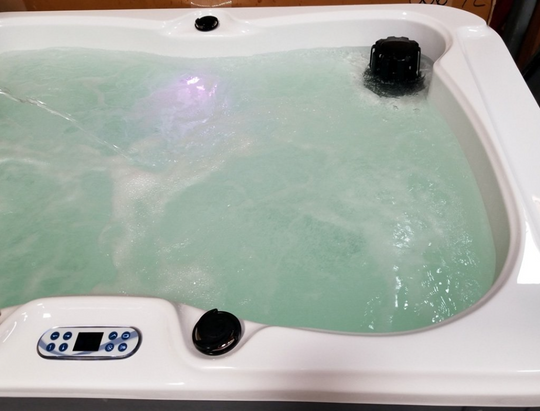 Hydrotherapy Double Recliner Hot Tub Spa with Insulated Hard Top Cover - 2 Person
