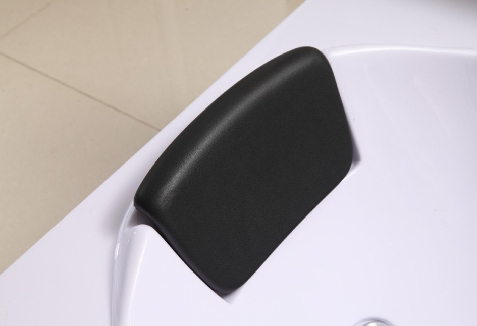 Indoor Hydrotherapy Whirlpool Bathtub with Jets, Heater & Bluetooth | Luxury Spa Tub with Glass Window