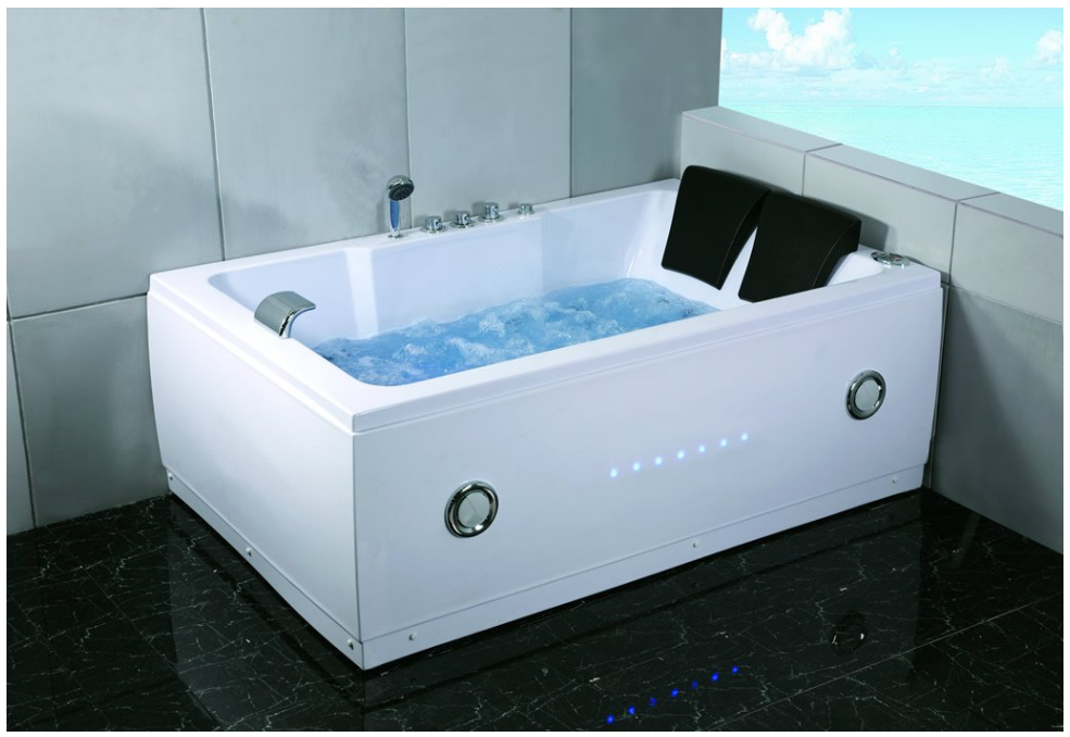 Hydrotherapy  Indoor Whirlpool Hot Tub SPA Massage Bathtub - 2 Person