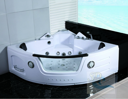 Hydrotherapy Indoor Jacuzzi Whirlpool Massage Bathtub | Indoor Jetted Hot Tub 2-Person