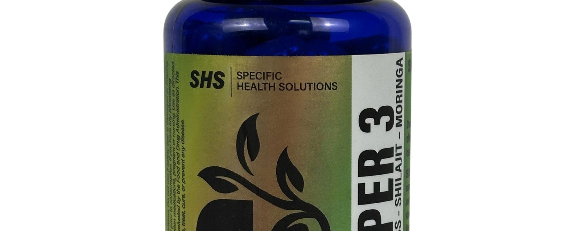 Specific Health Solutions (SHS) The healing Power of Nature Super 3 60 Vegetable Capsules 