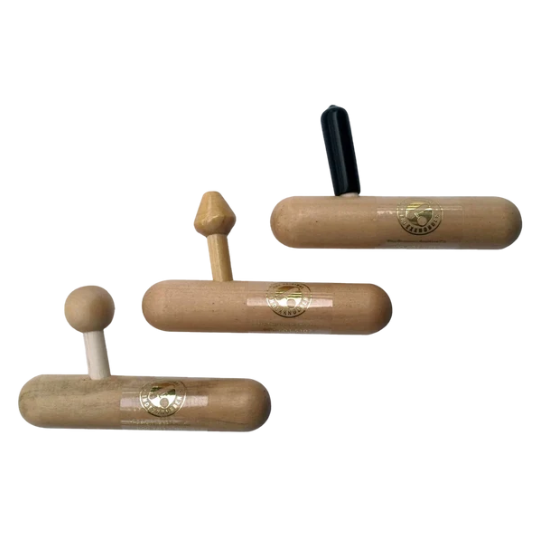 3 Original Inde Knobber Pressure Tool Set ( Wood ) Ball Tip, Cone Tip, and Cap Tip
