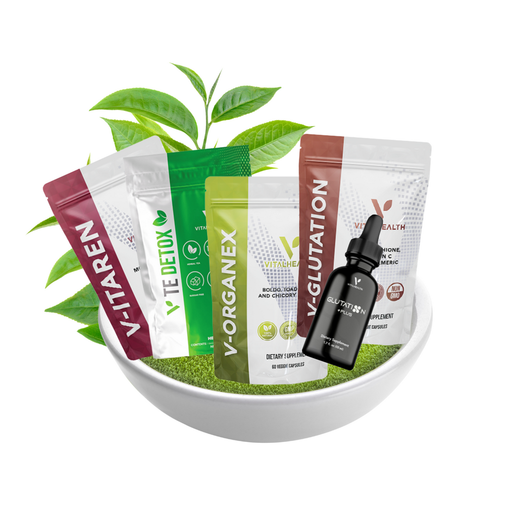 VITALHEALTH Detox Kit in a plate