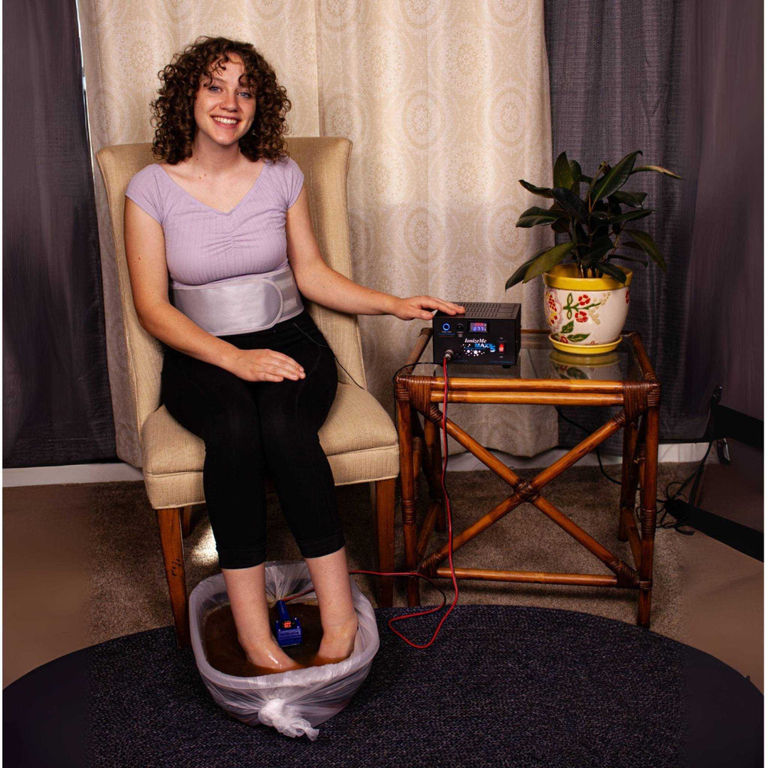 Woman Using IonizeMe Maxx 5 System