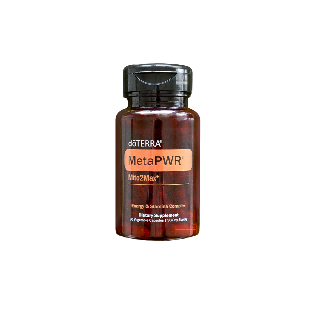 doTERRA Meta PWR Mito2Maxx Complex 30 Capsules Dietary Supplement white background