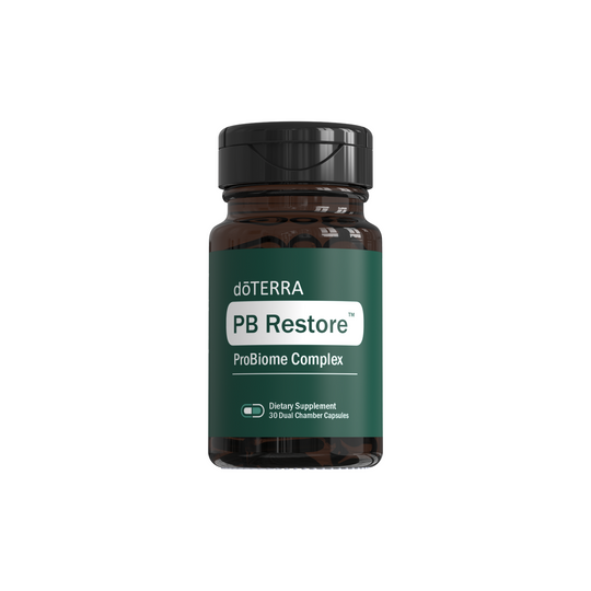 doTERRA PB Restore ProBiome Complex Dietary Supplement 30 Dual Chamber Capsules product image