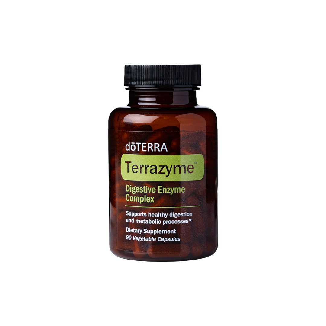 doTERRA Terazyme Digestive Enzyme Complex Supports Healthy Dgestion and metabolic processes Dietary Supplement 90 Vegetable Capsules