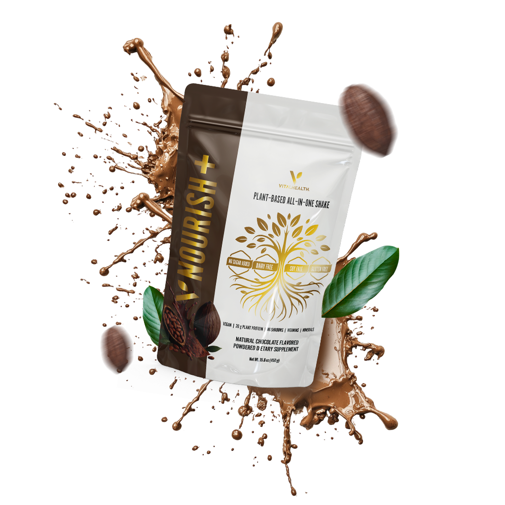 VITALHEALTH NOURISH+ | Premium All-In-One Superfood Protein Shake - 600g