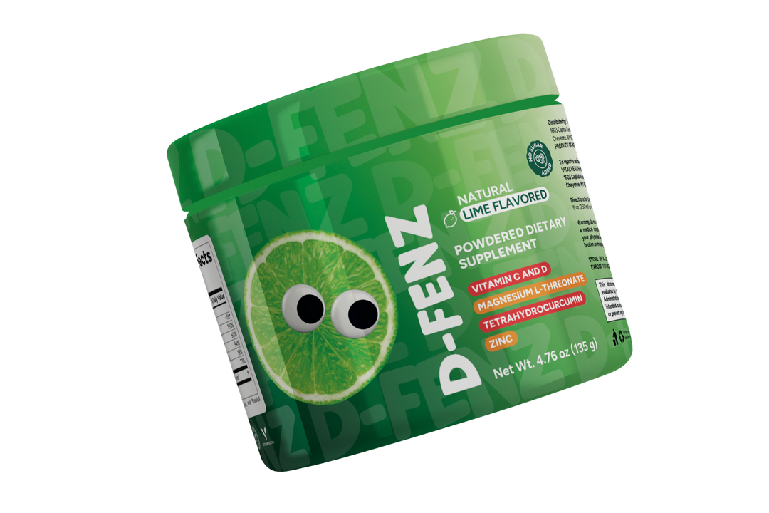 VITALHEALTH D-Fenz Immune Support Drink for Kids & Adults - 135g