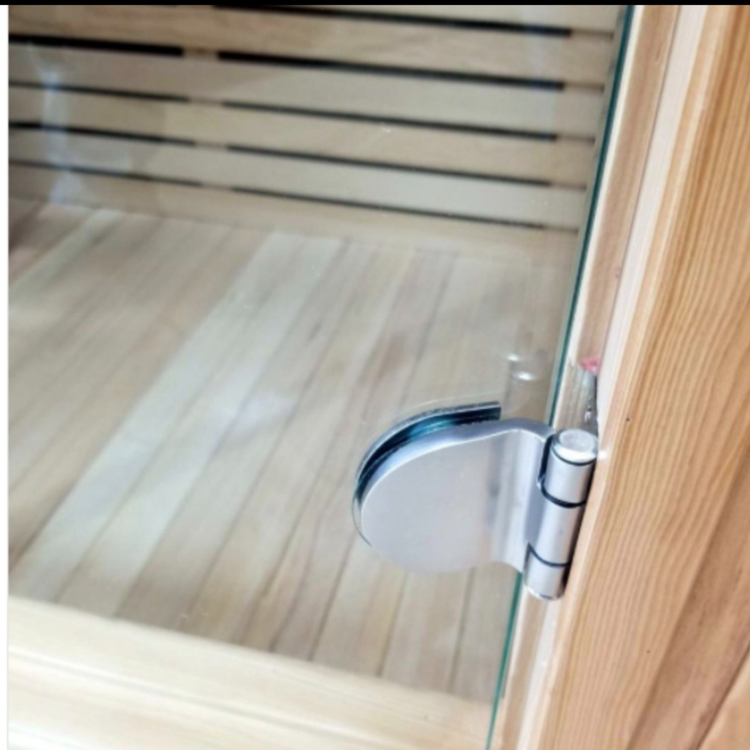 Canadian Hemlock Indoor Spa HOT Traditional Wet / Dry Steam Sauna 6 KW heater for 1 or 2 Person