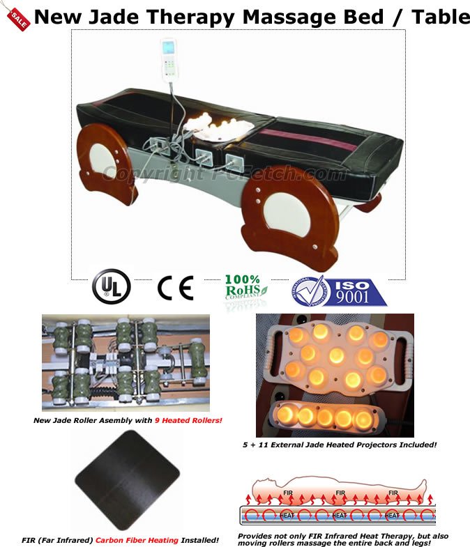 Far Infrared Jade Therapy Massage Bed Details