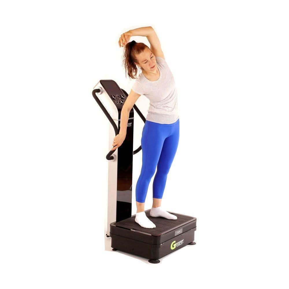 Vibration exercise machine before and online after