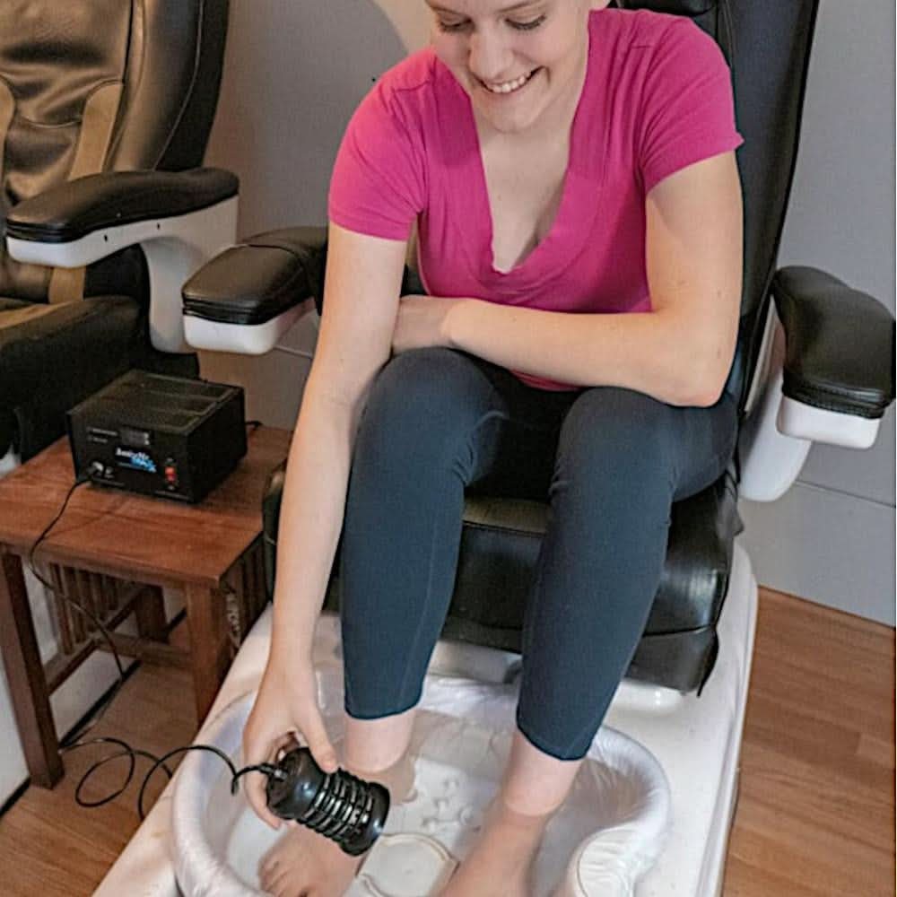 IonizeMe Maxx ionic detox foot bath system